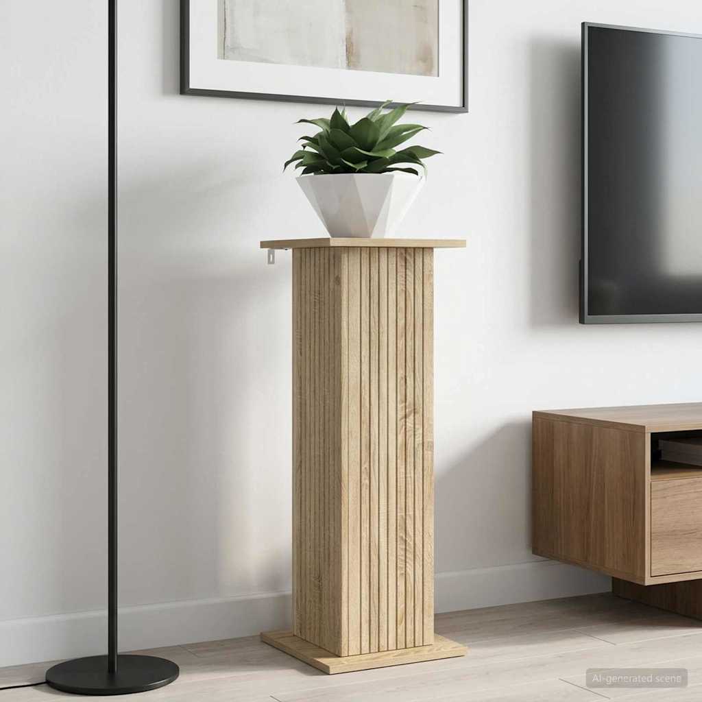 Växtställ Sonoma-ek 30,5 x 30 x 80,5 cm Konstruerat trä