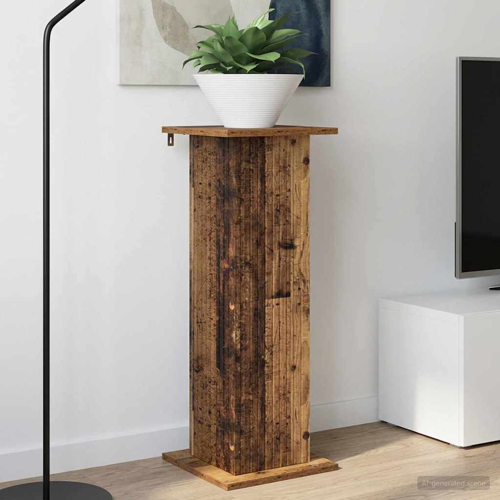 Växtställ Gammalt trä 30,5 x 30 x 80,5 cm Konstruerat trä