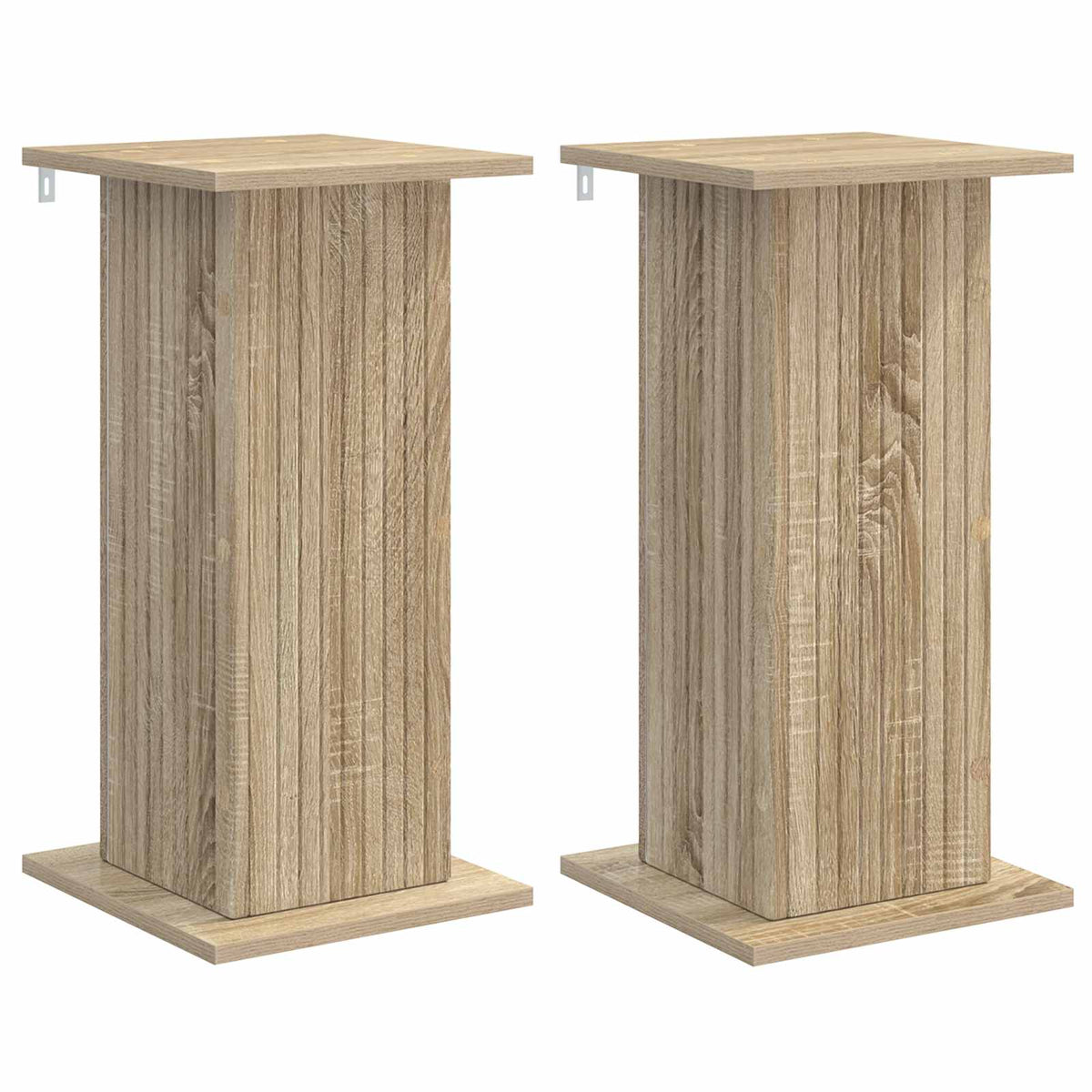 Växtställ 2 st Sonoma-ek 30,5 x 30 x 60,5 cm Konstruerat trä