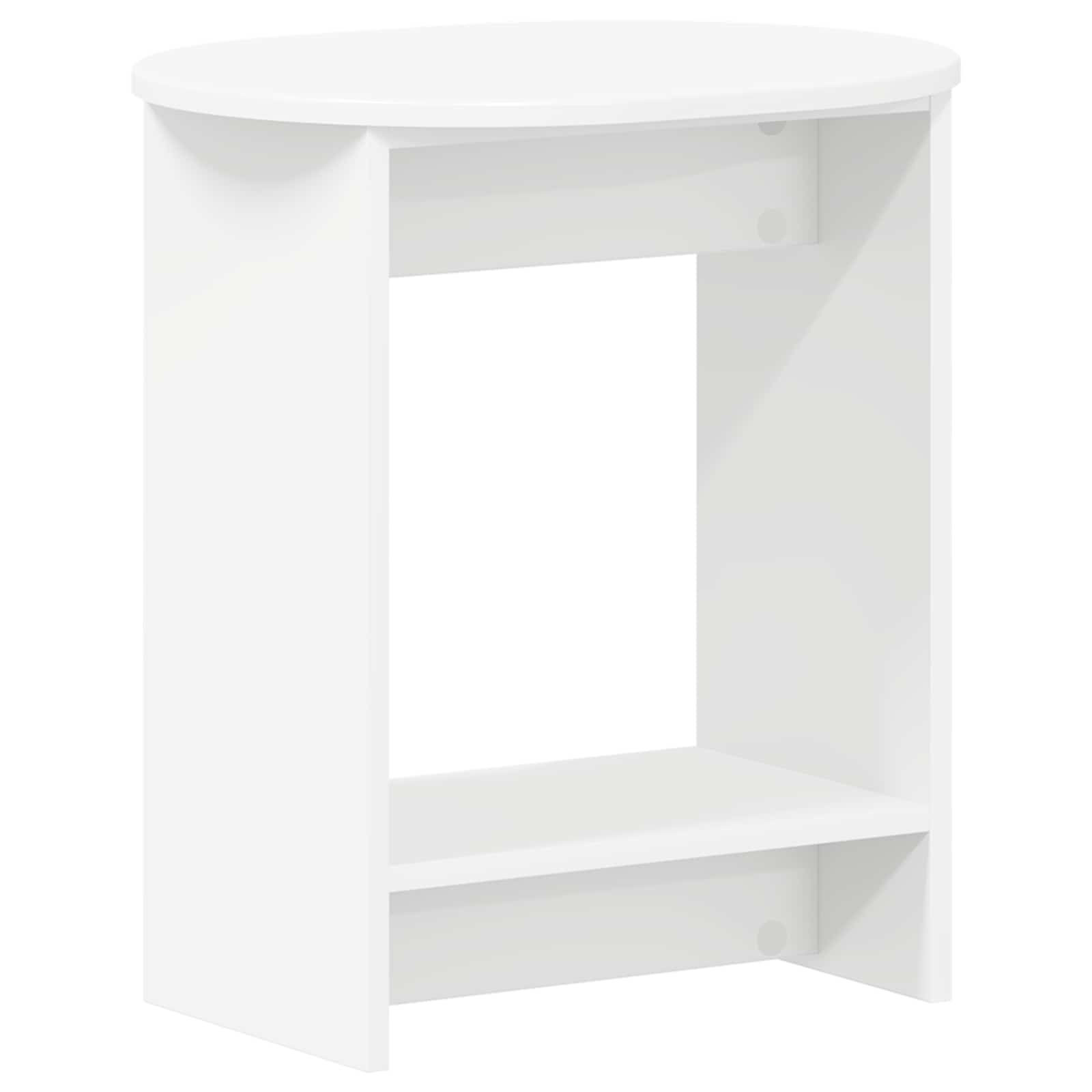 Sidobord Vit 50 x 39,5 x 55 cm Konstruerat trä