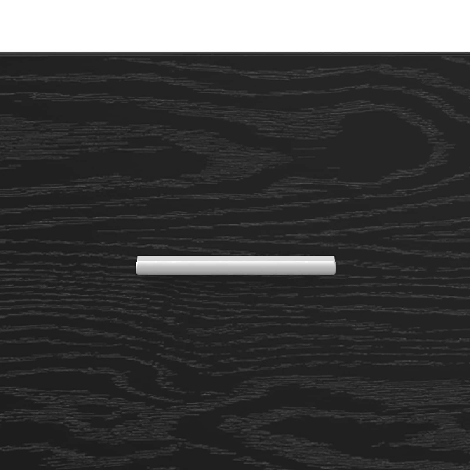 Diskbänksskåp Svart Ek 41 x 38,5 x 46 cm Konstruerat trä