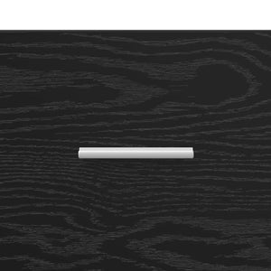 Diskbänksskåp Svart Ek 41 x 38,5 x 46 cm Konstruerat trä