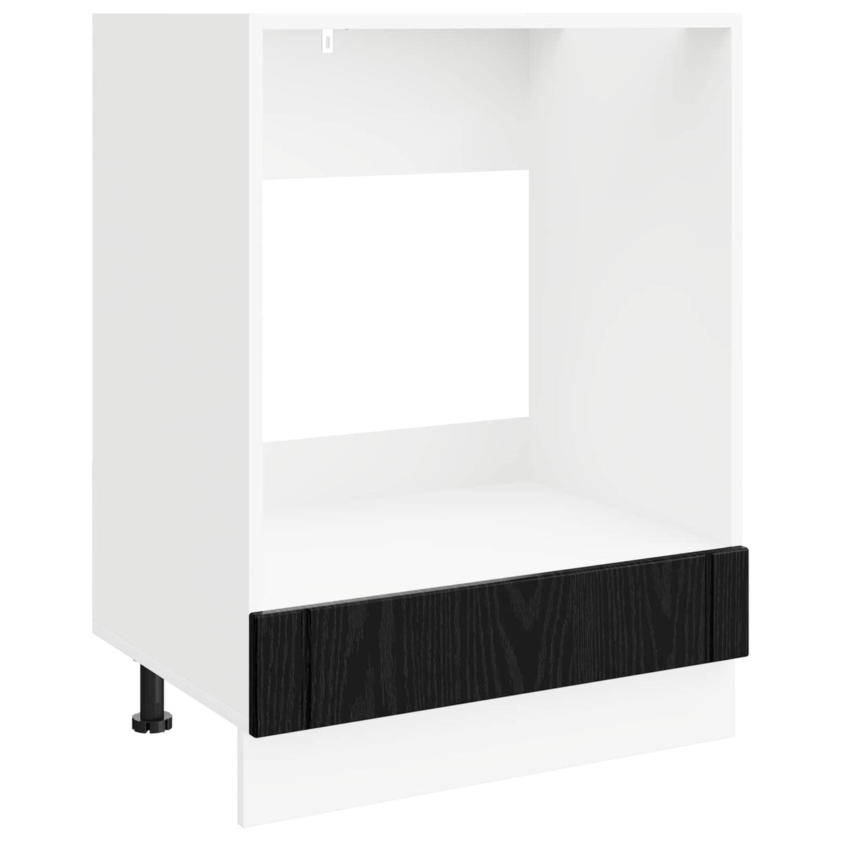 Ugnsskåp LUCCA Svart ek 60 x 46 x 81,5 cm Konstruerat trä