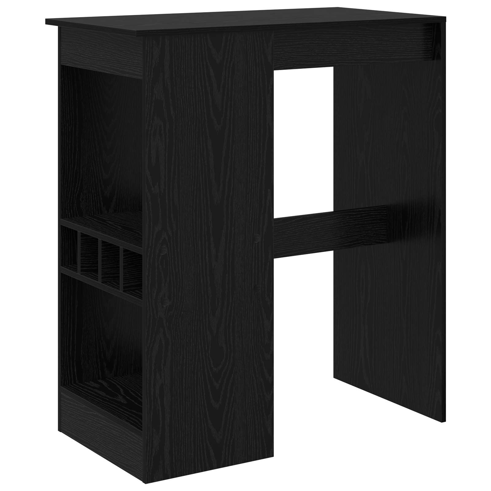 Barbord 90 x 47,5 x 103,5 cm Konstruerat trä Svart Ek