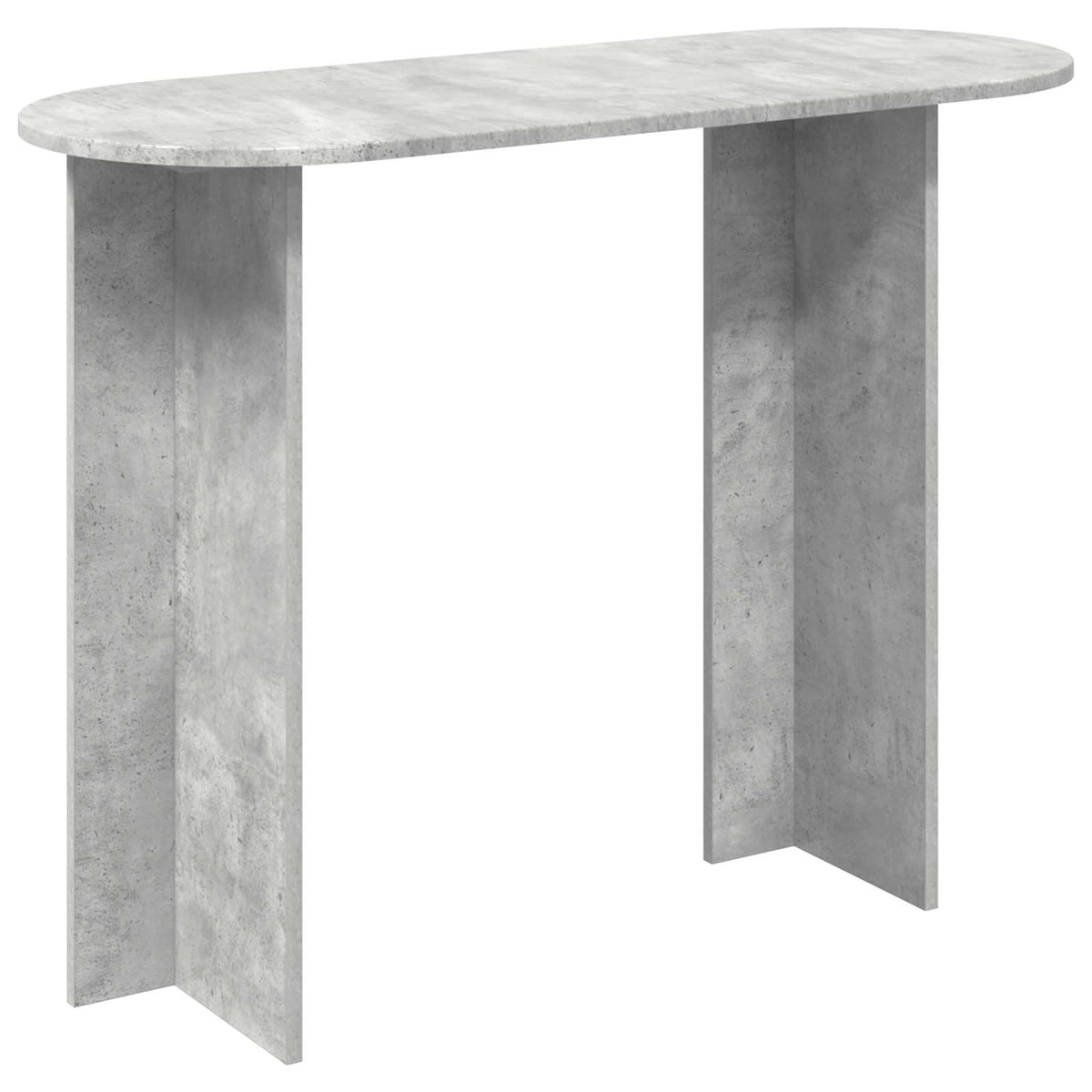 Konsolbord Betonggrå 100 x 39,5 x 75 cm Konstruerat trä