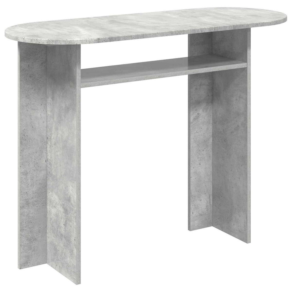 Konsolbord Betonggrå 100 x 39,5 x 75 cm Konstruerat trä