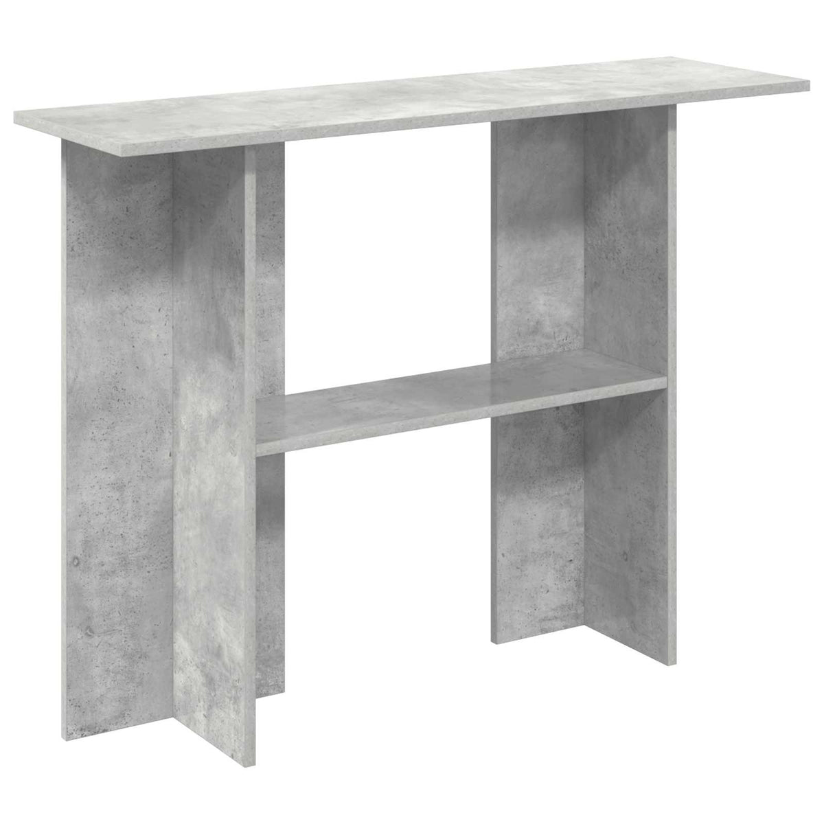 Konsolbord Betonggrå 100 x 30 x 75 cm Konstruerat trä