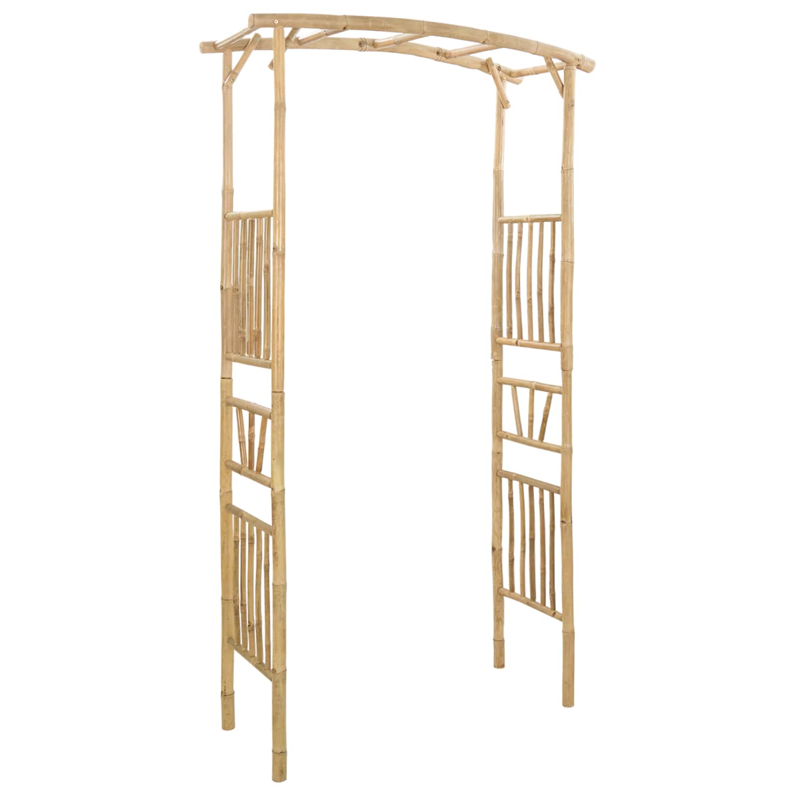 Trädgårdsbåge Naturlig 110 x 40 x 205 cm Bambu