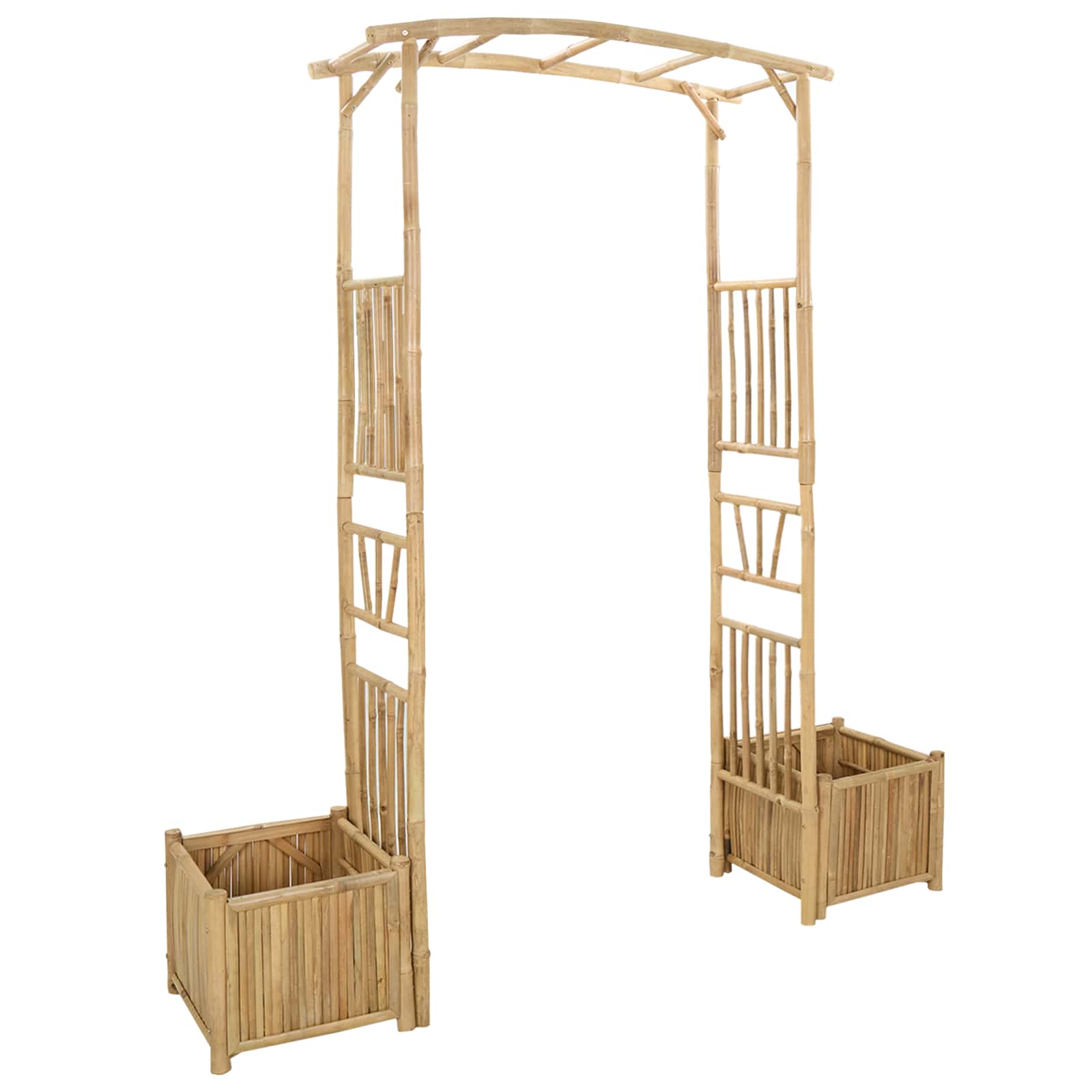 Trädgårdsbåge Naturlig 177 x 40 x 205 cm Bambu