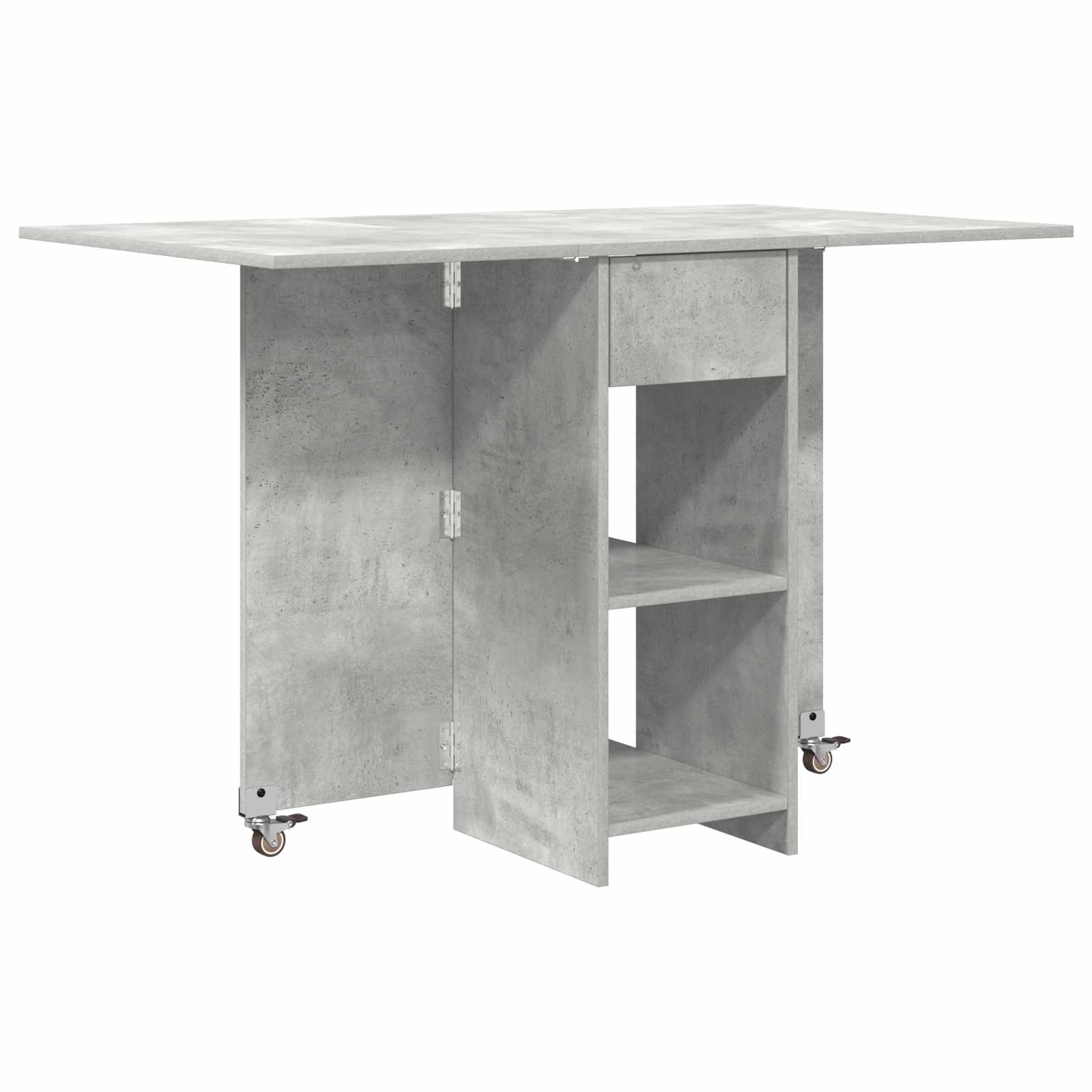 Matbord 115 x 70 x 75 cm Konstruerat trä Betonggrå Rektangulär