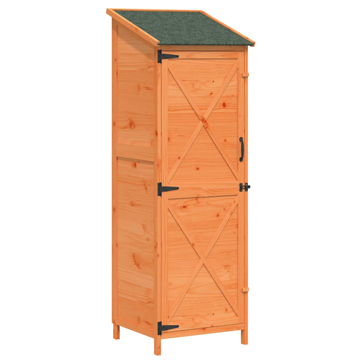 Trädgårdshus Brun 59,5 x 56 x 176,5 cm Massivt Furu