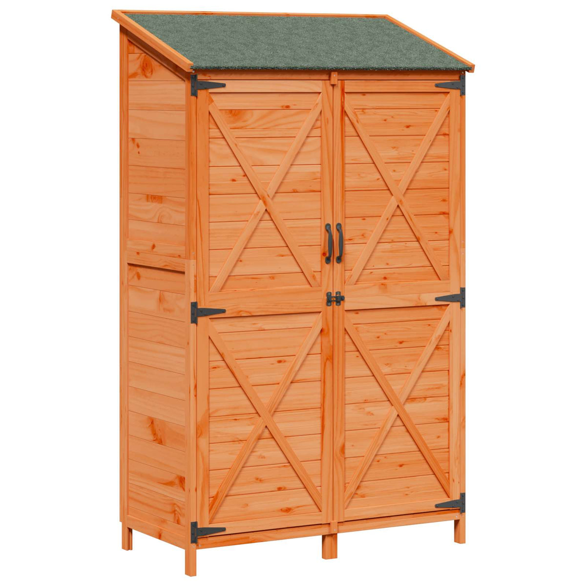 Trädgårdshus Brun 106 x 56 x 176,5 cm Massivt Furu