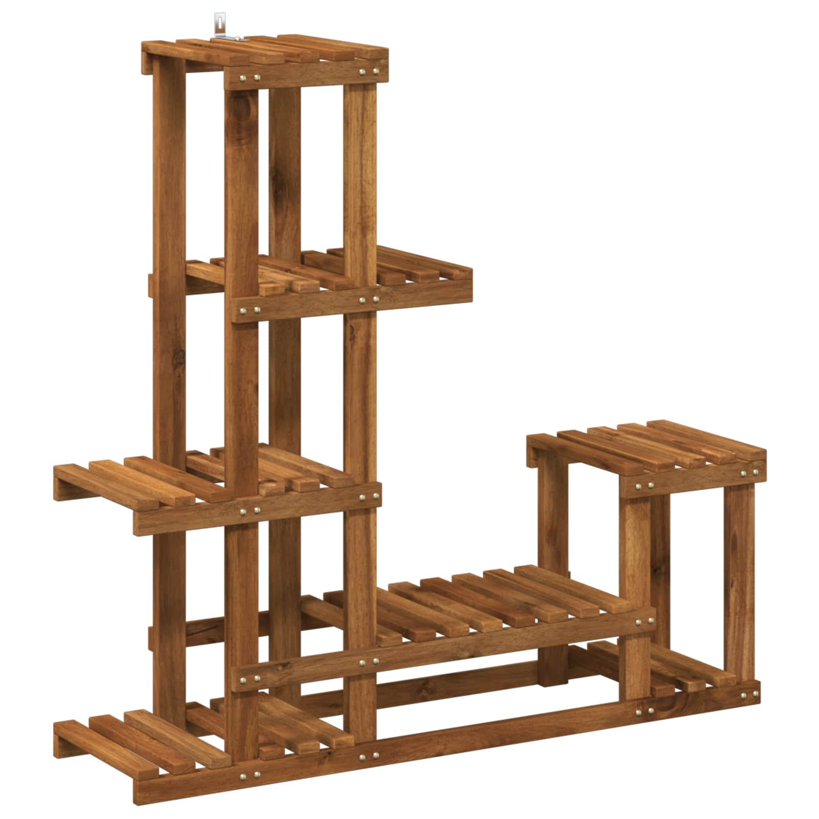 Växtställ Naturlig 93,5 x 25 x 91,5 cm Massivt Akaciaträ