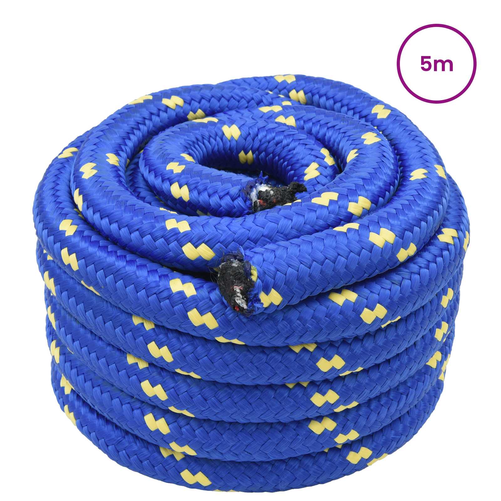Båtsnöre 6 mm 5 m Blå