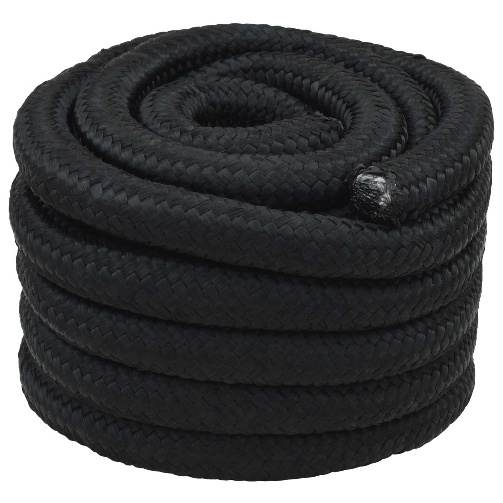 Båtsnöre 6 mm 5 m Svart
