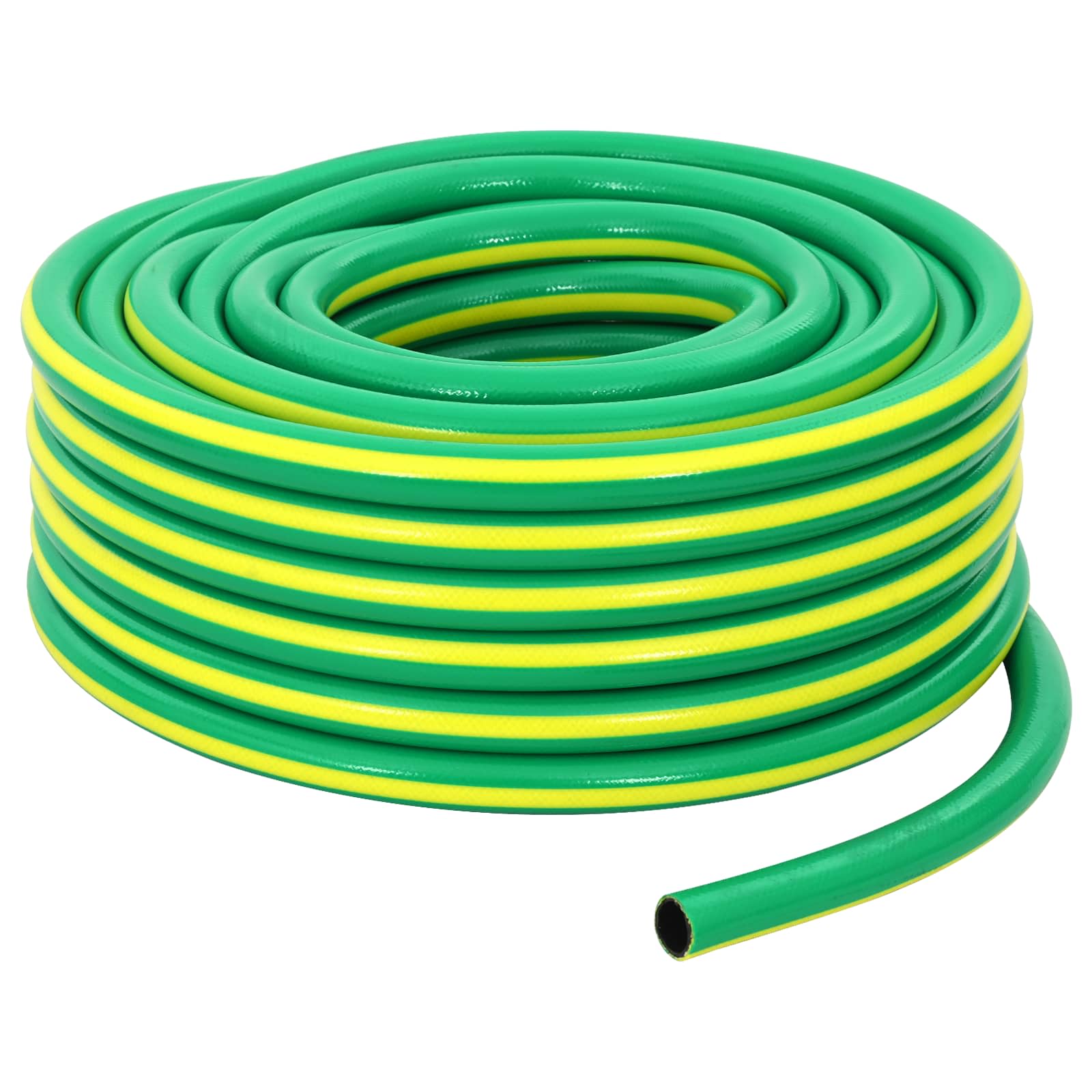Trädgårdsslang 5-lagers Grön och Gul 12 mm PVC