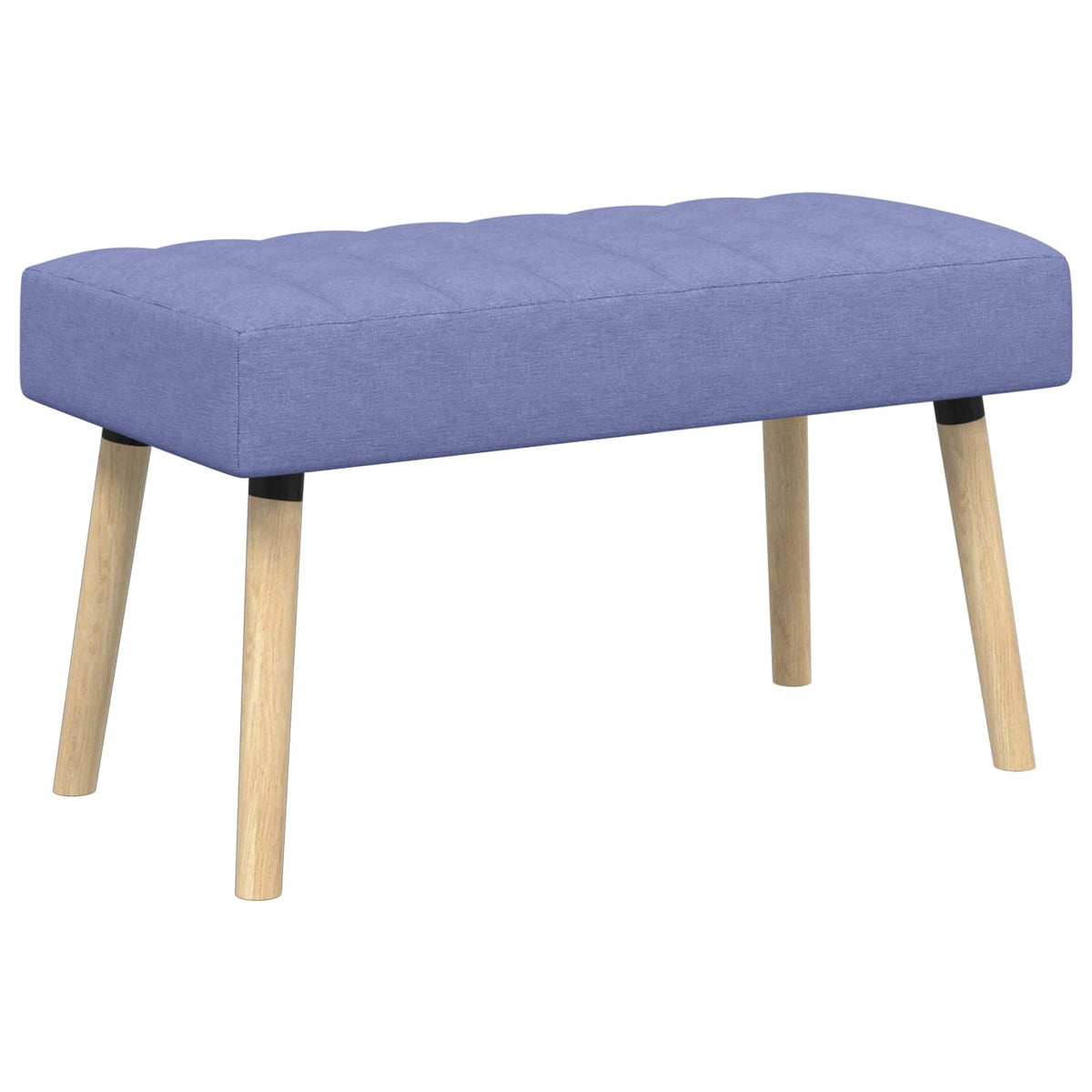 Kanalstoppad Bänk Jeansblå 80 x 40 x 46 cm Tyg