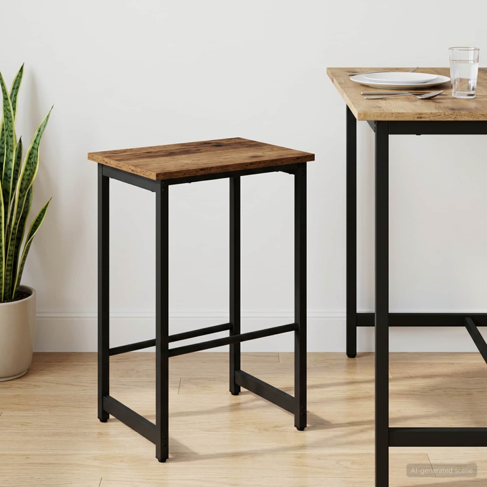 Barpall Gammalt trä 40 x 32 x 64 cm Konstruerat trä
