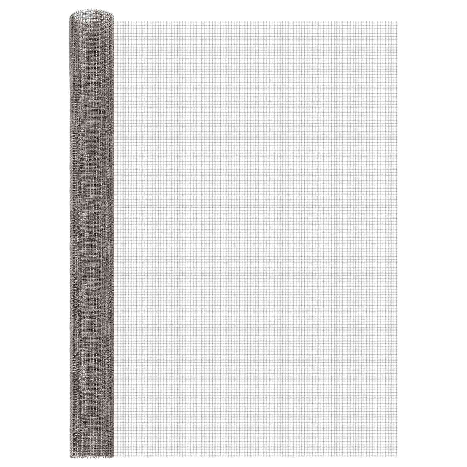 Nätduk 120 x 200 cm 3 Mesh Rostfritt stål 201 Silver