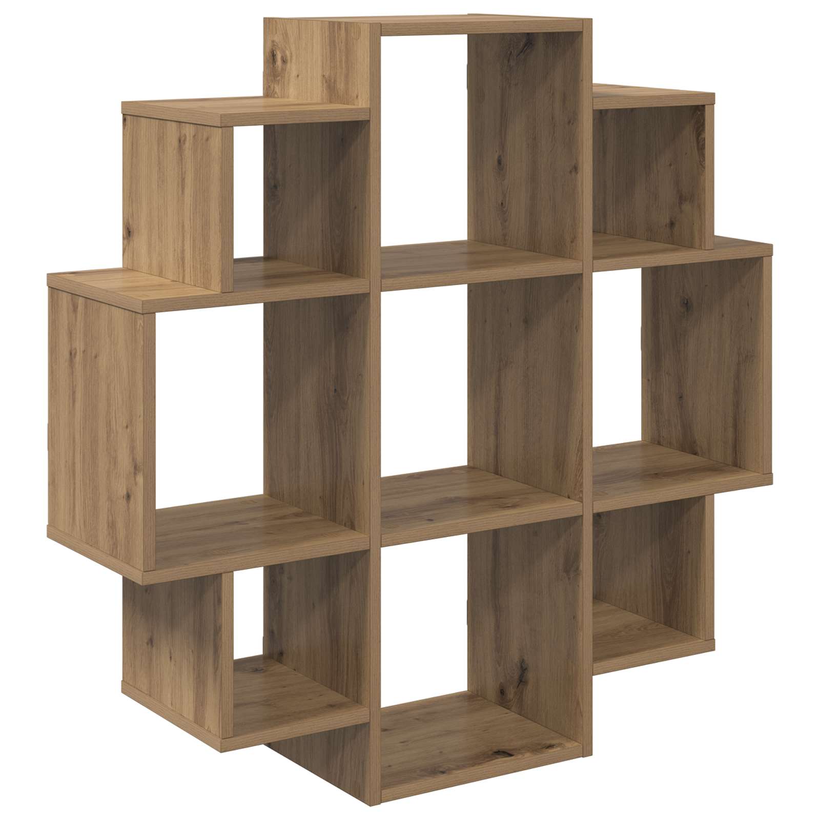 Vägg hylla Artisan-ek 90 x 25 x 90 cm Konstruerat trä