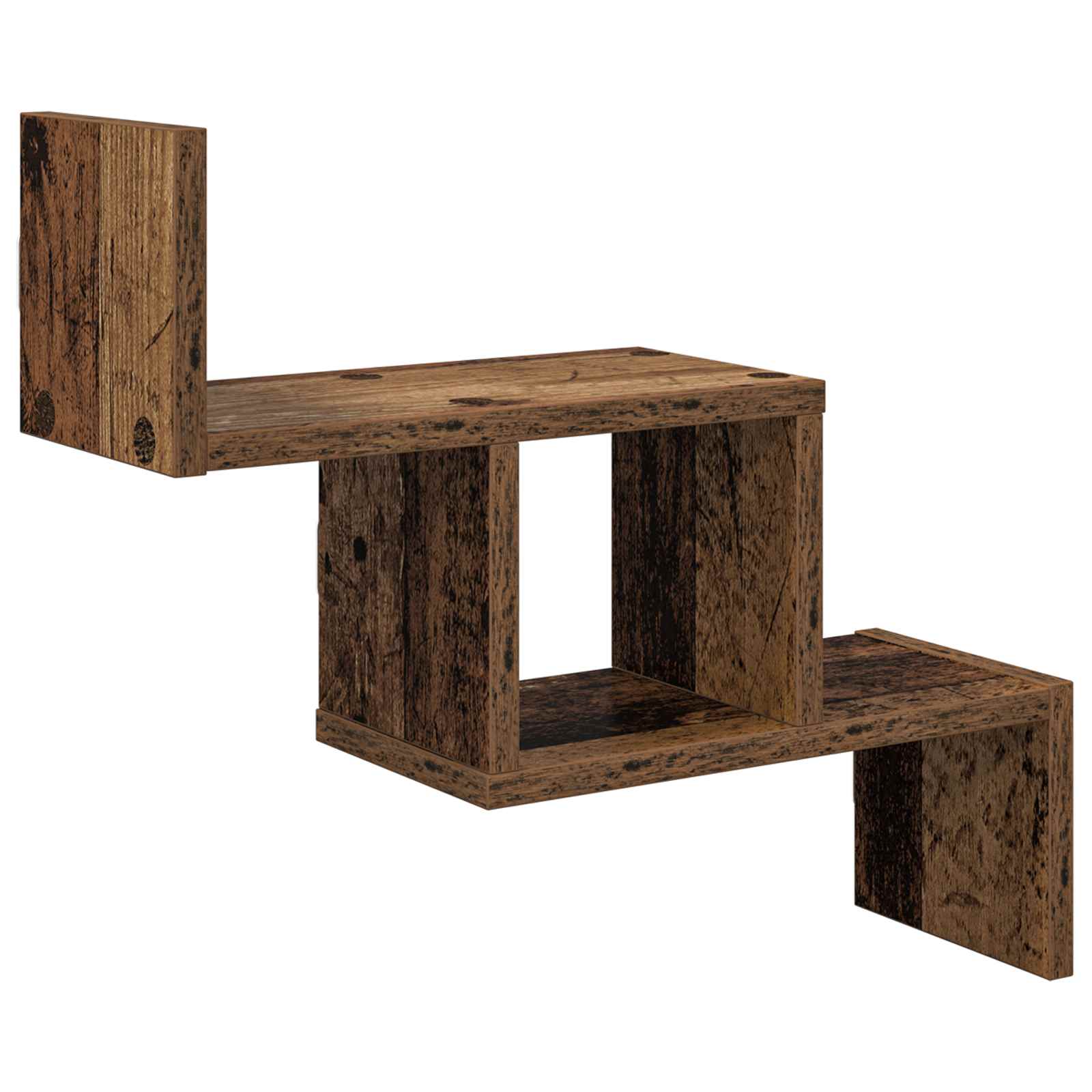 Vägg hylla Gammalt trä 48 x 15 x 42 cm Konstruerat trä