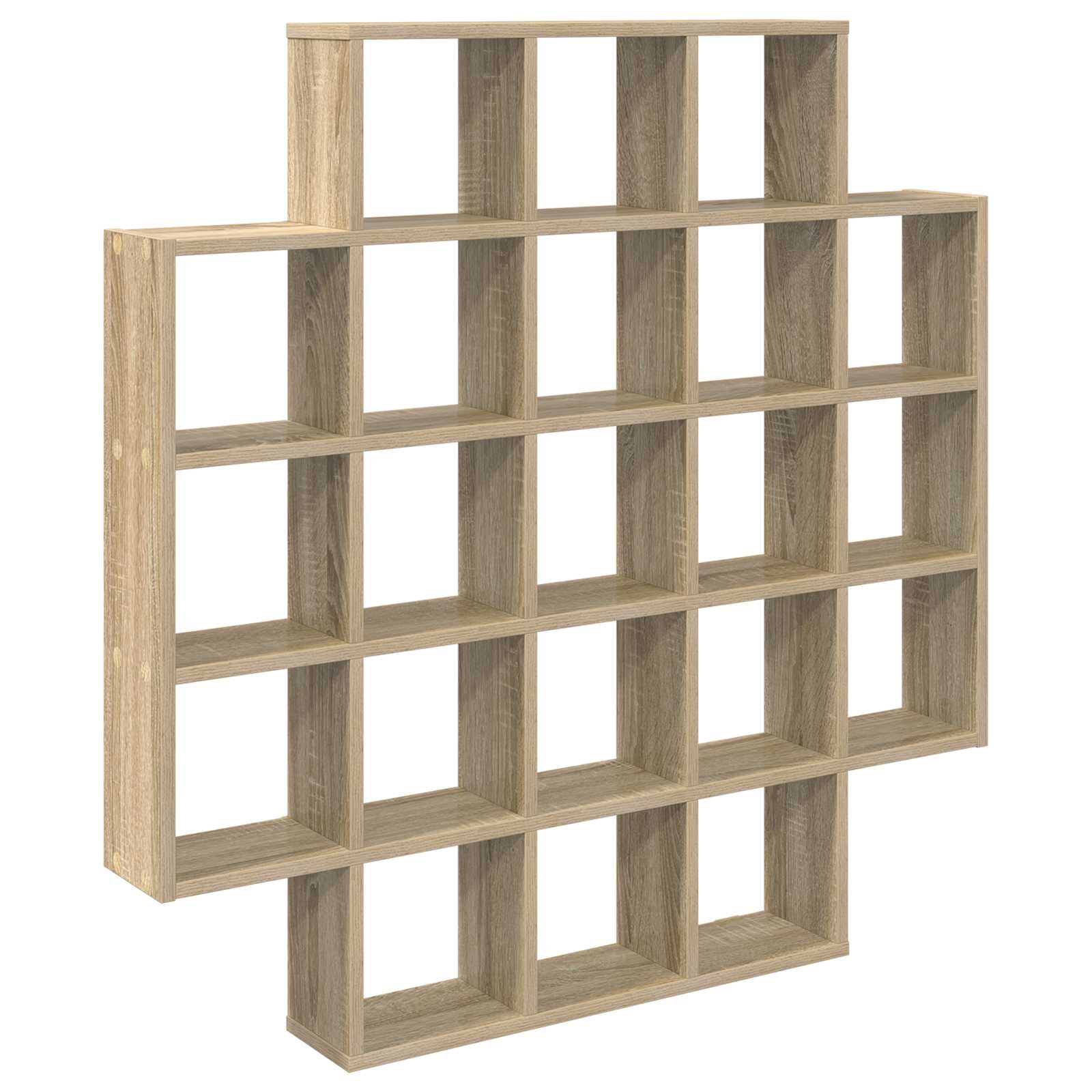 Vägg hylla Sonoma-ek 100 x 13 x 100 cm Konstruerat trä