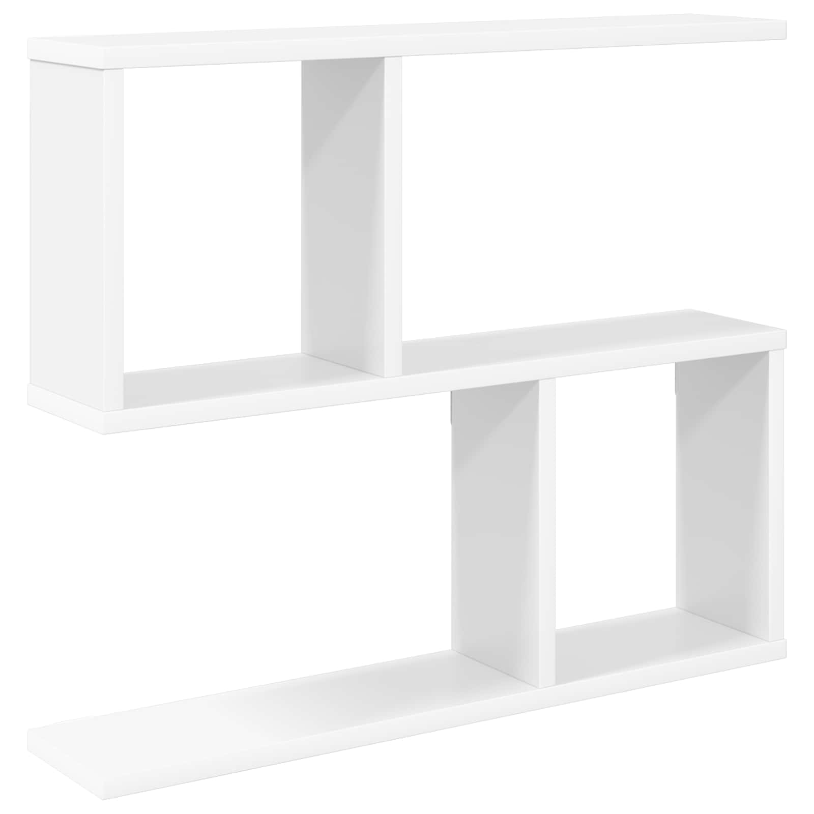 Vägg hylla Vit 60 x 12 x 50,5 cm Konstruerat trä