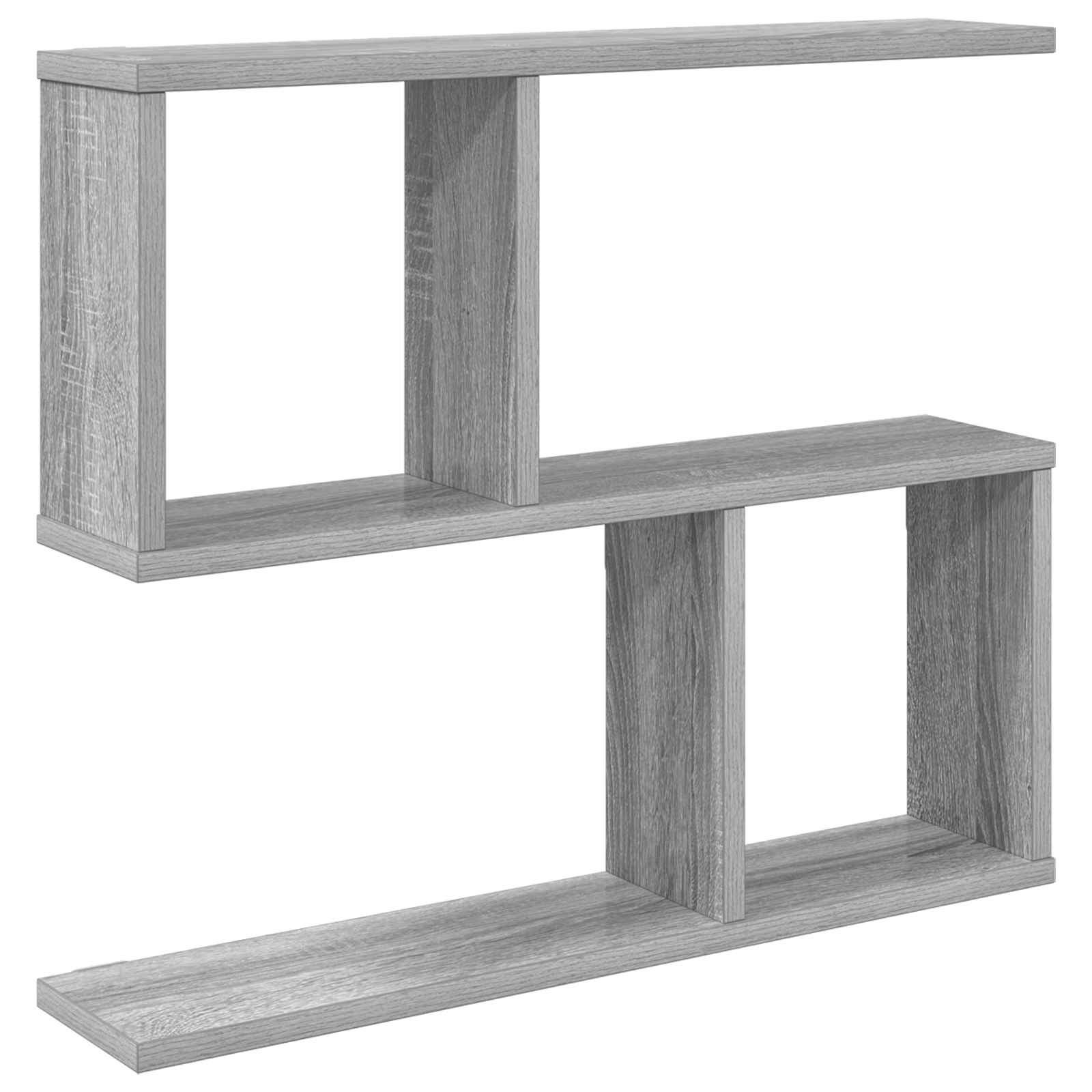 Vägg hylla Grå Sonoma 60 x 12 x 50,5 cm Konstruerat trä