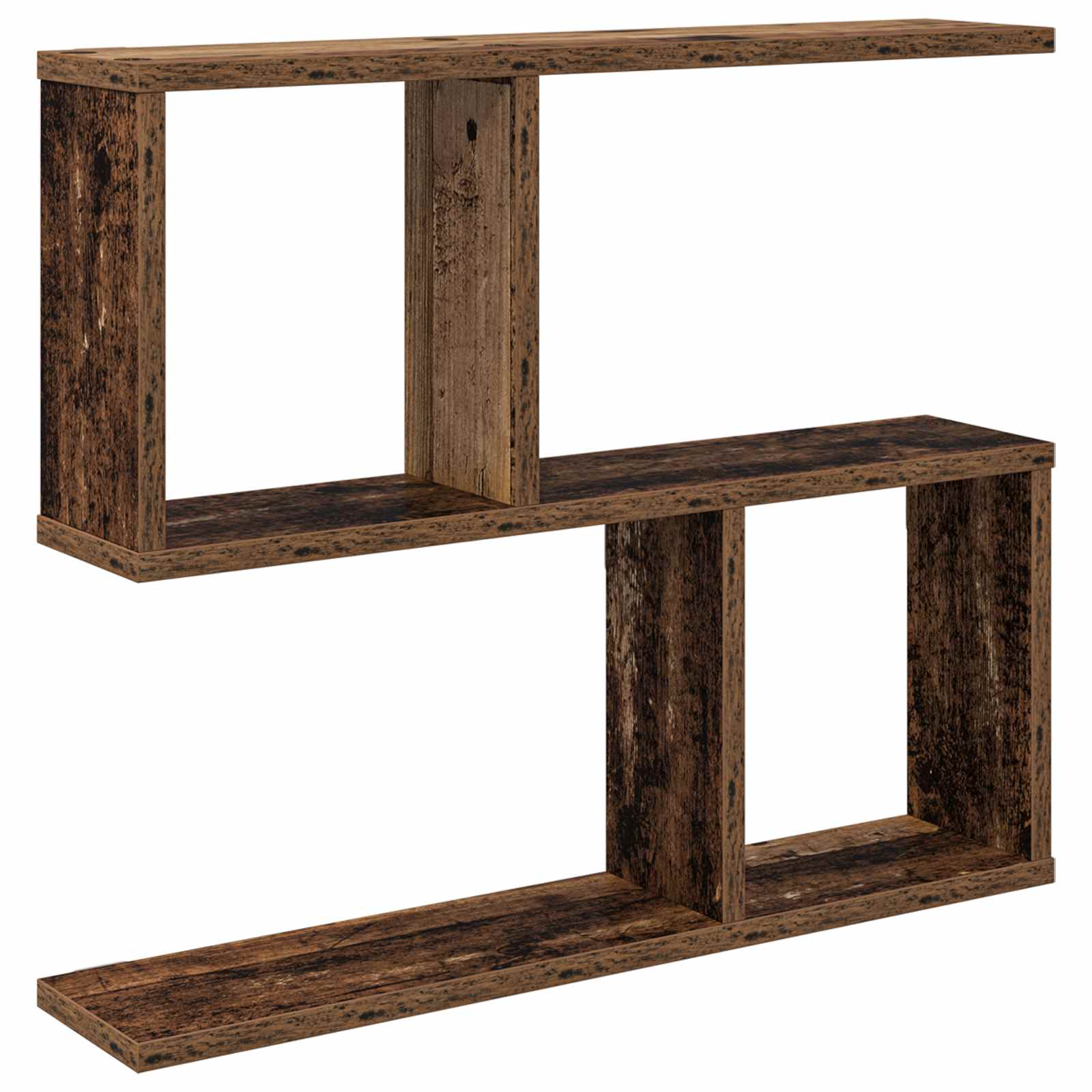 Vägg hylla Gammalt trä 60 x 12 x 50,5 cm Konstruerat trä
