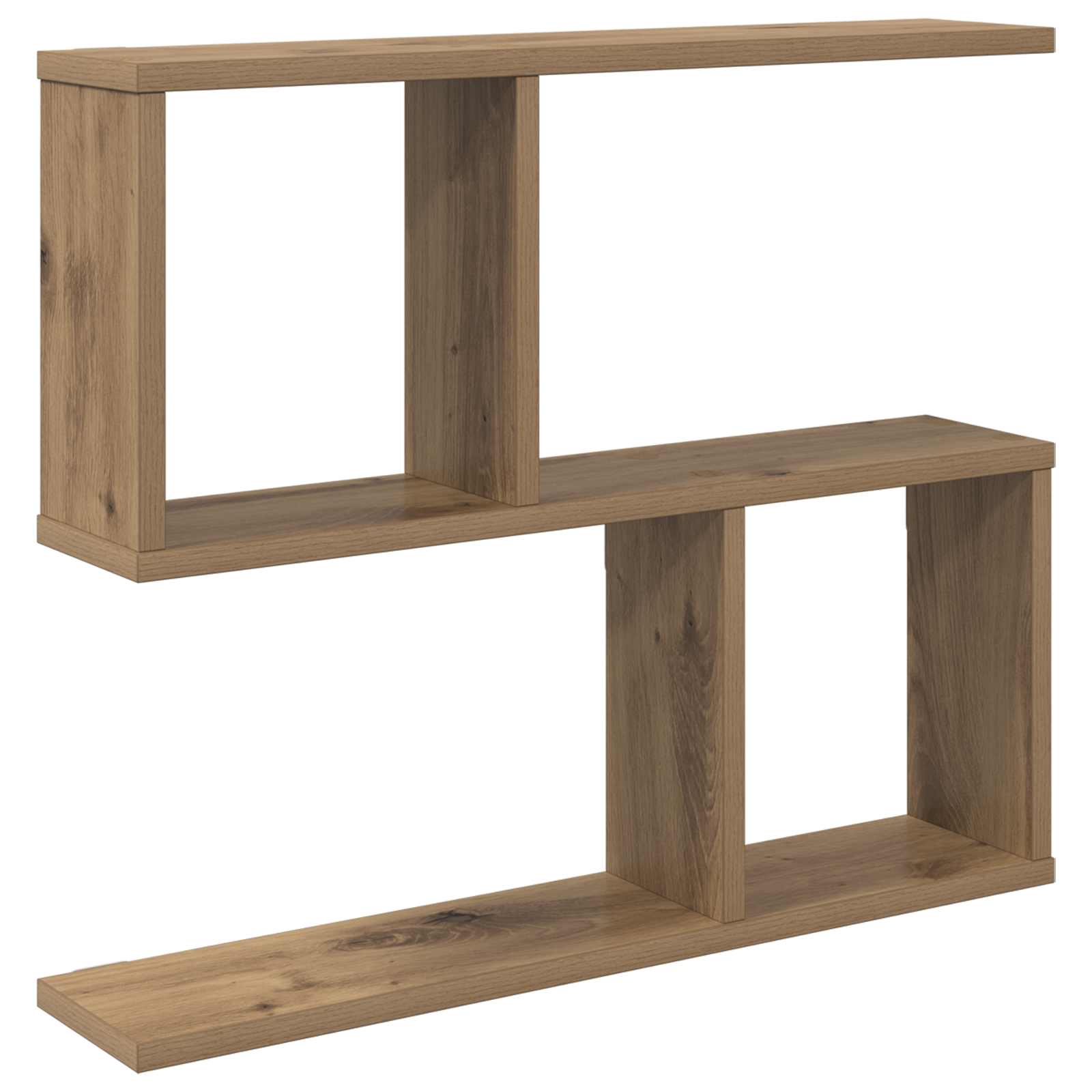 Vägg hylla Artisan-ek 60 x 12 x 50,5 cm Konstruerat trä