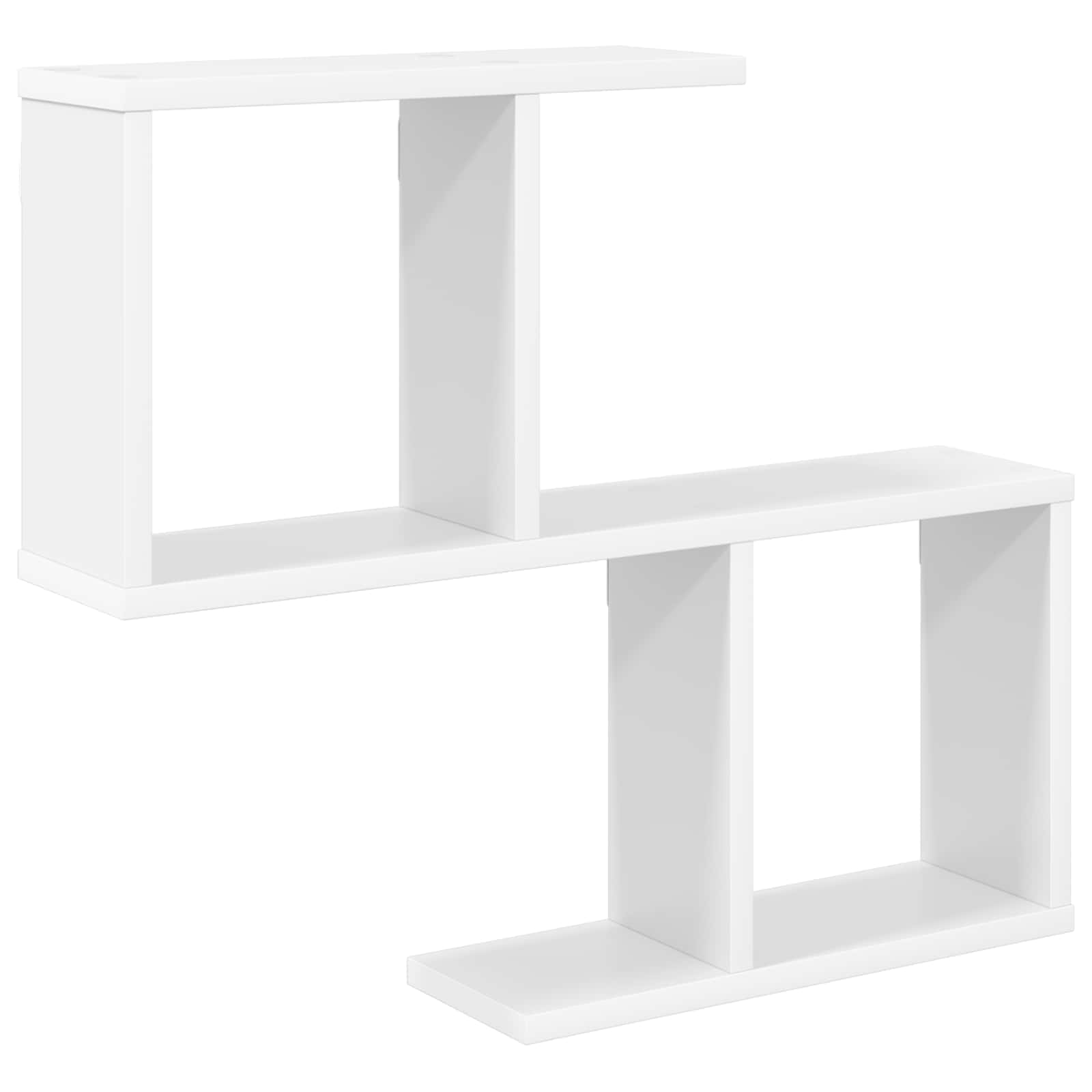 Vägg hylla Vit 60 x 12 x 50,5 cm Konstruerat trä