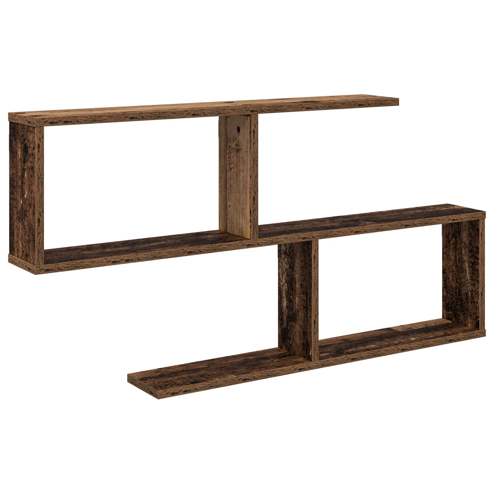 Vägg hylla Gammalt trä 100 x 12 x 50,5 cm Konstruerat trä