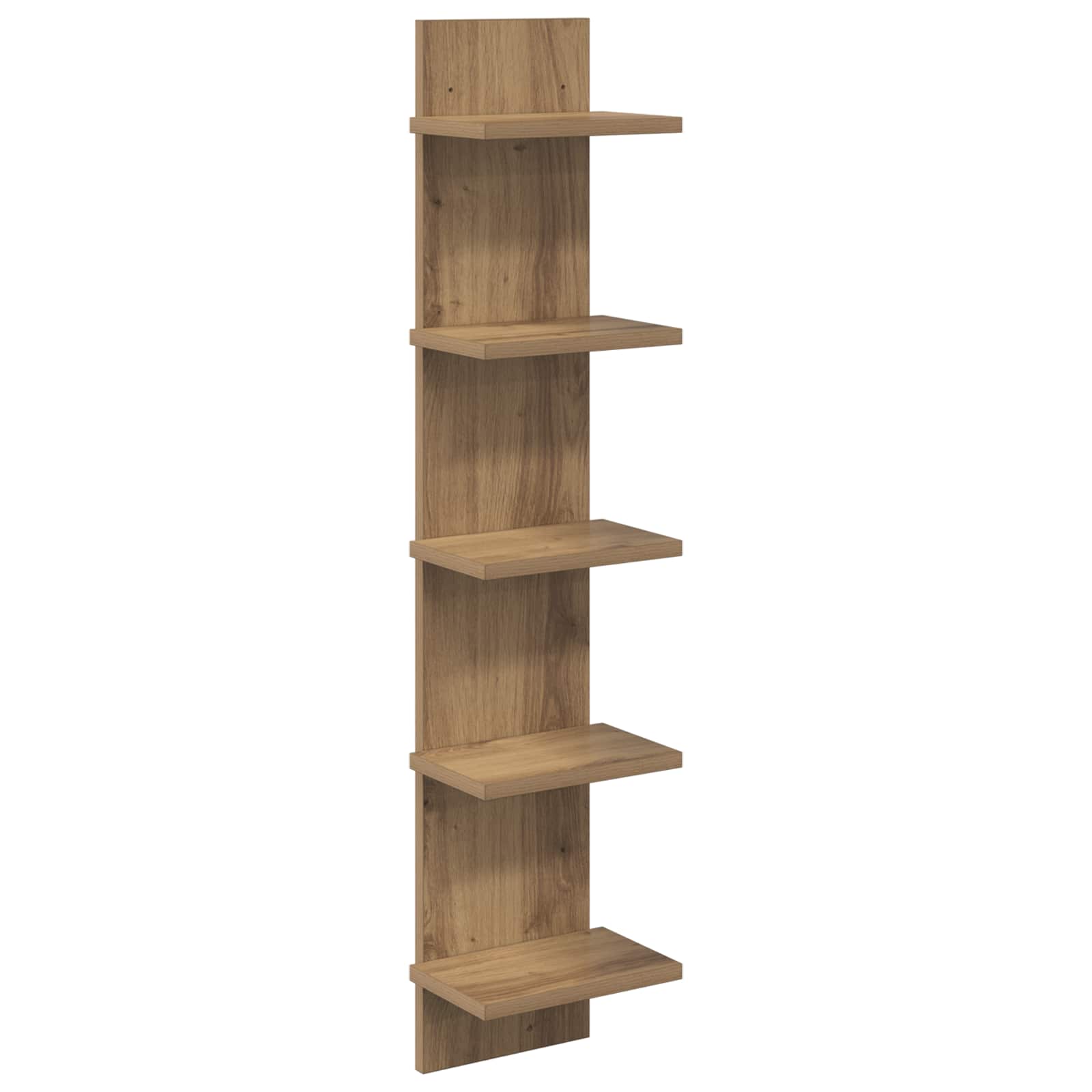 Vägg hylla Artisan-ek 22 x 15 x 100 cm Konstruerat trä