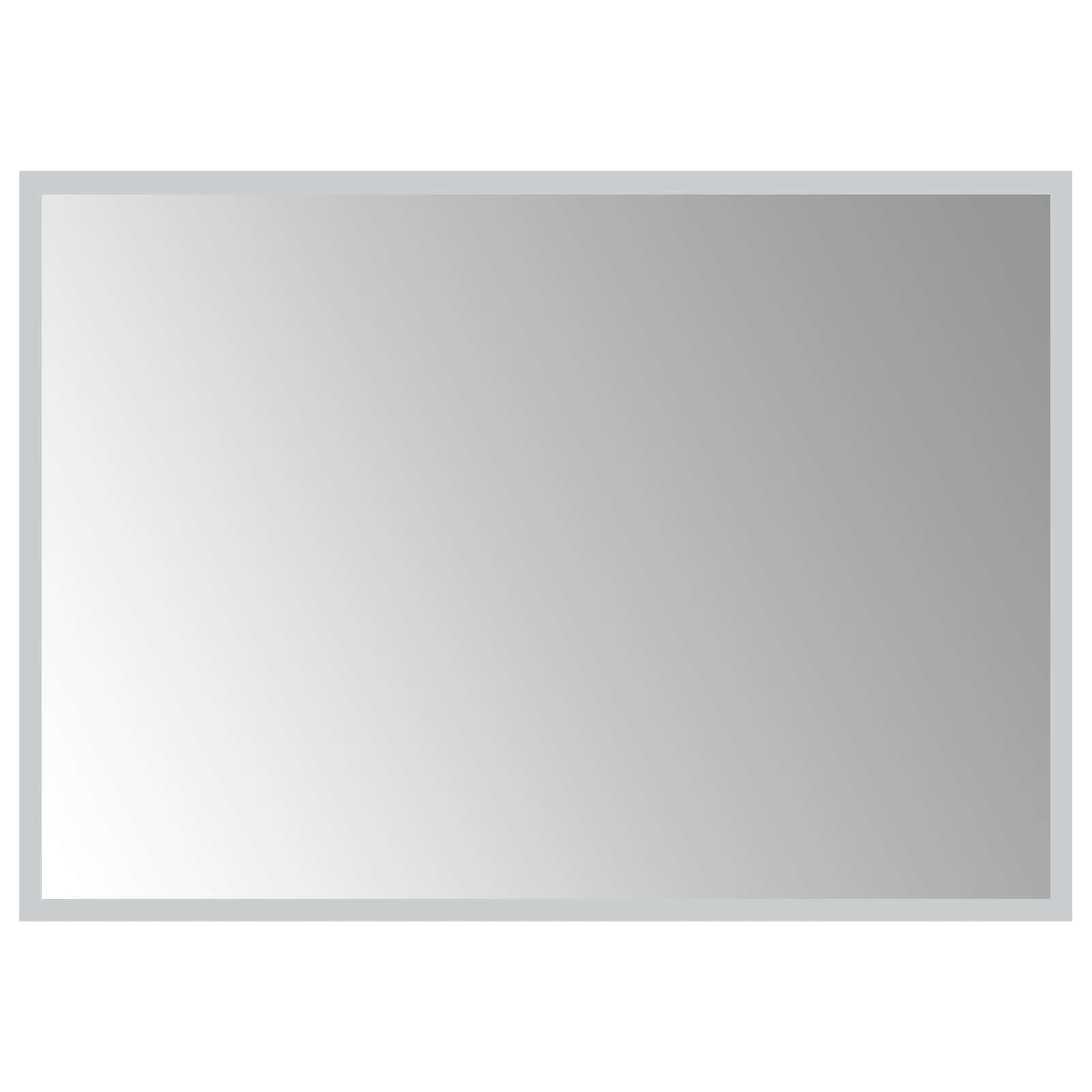 LED Badrumsspegel med spegel Transparent 70 x 50 cm härdat glas