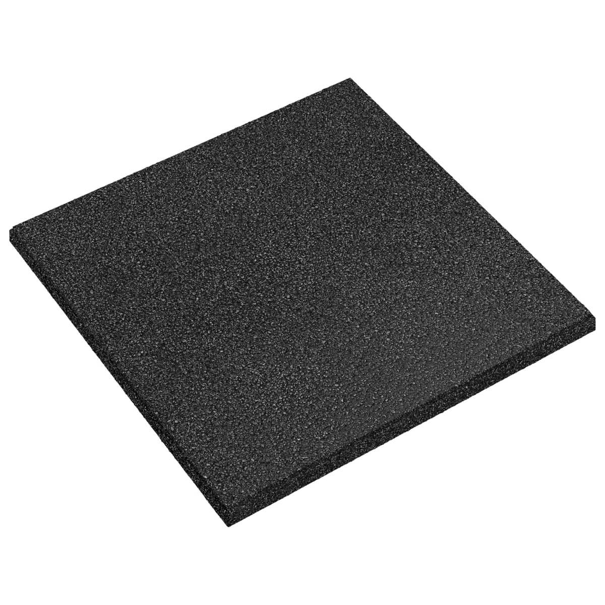Fallskyddsplattor 6 st Svart 50 x 50 cm Gummi