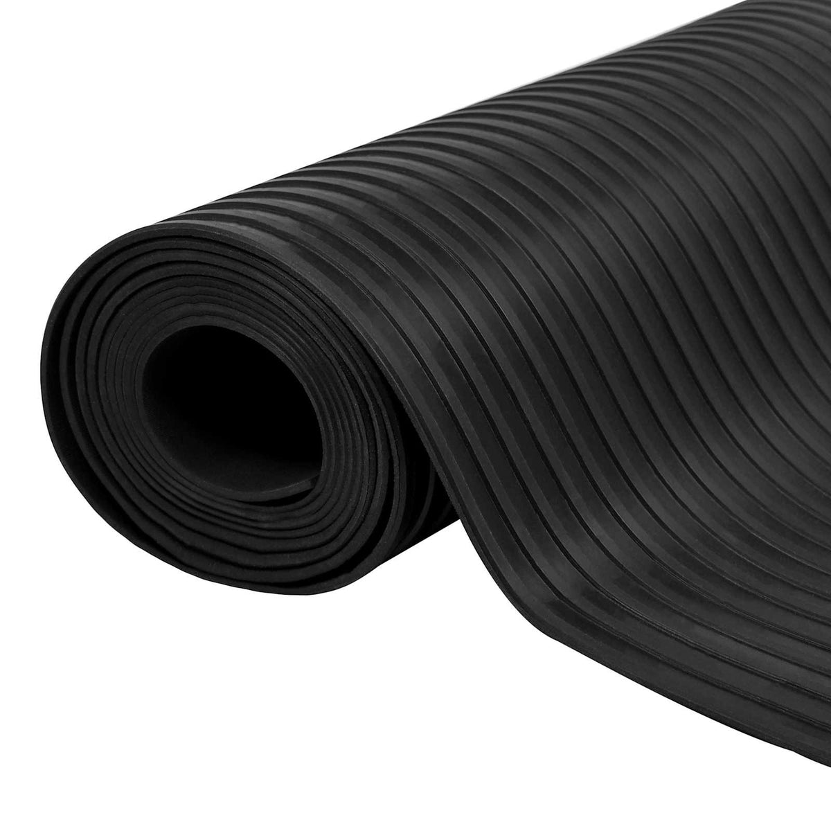 Golvmatta Svart 1,5 x 4 m Gummi