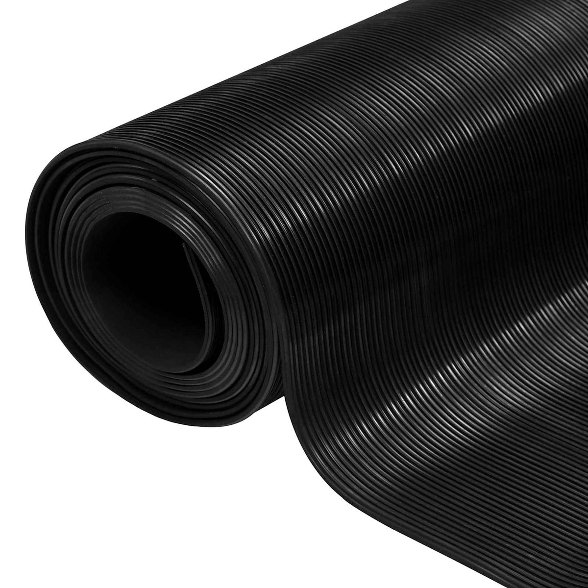 Golvmatta Svart 1,5 x 4 m Gummi