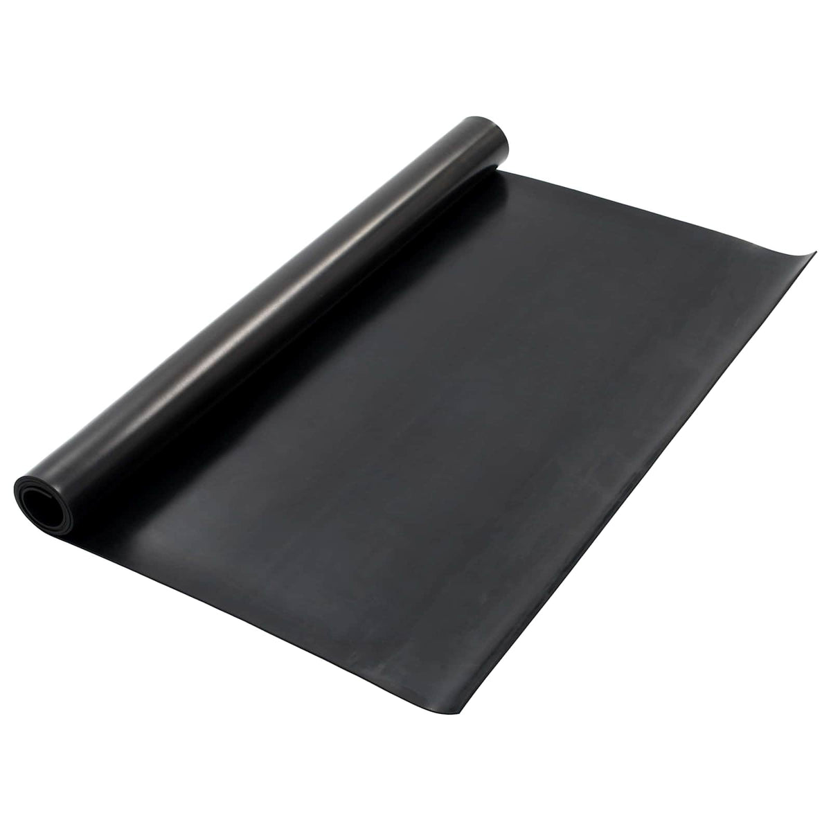Golvmatta Svart 1,2 x 2 m Gummi