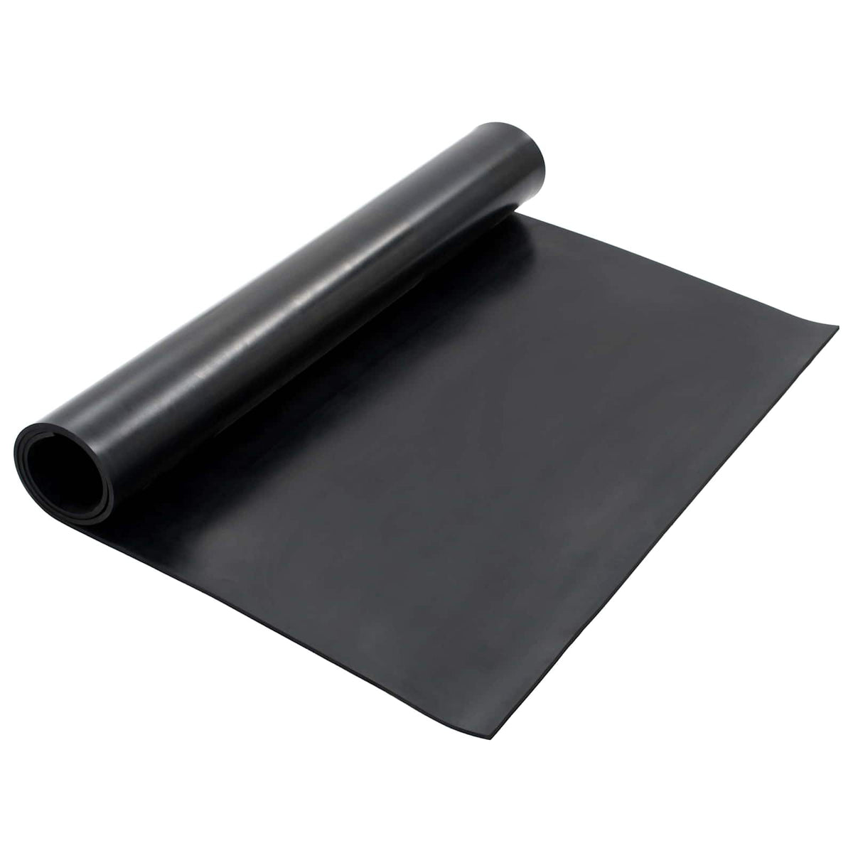 Golvmatta Svart 1,2 x 2 m Gummi