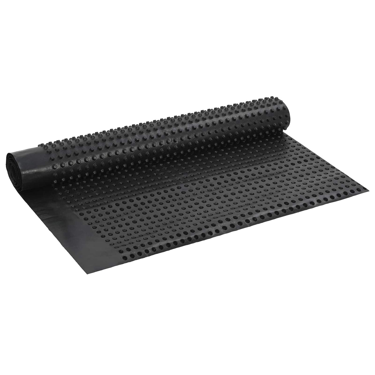 Prickig Avvattningsskiva Svart 1 x 10 m HDPE