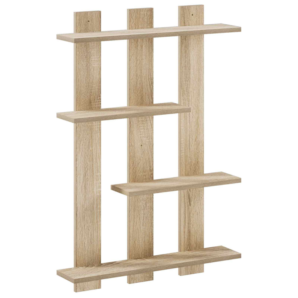 Vägg hylla Sonoma-ek 61 x 13,5 x 88 cm Konstruerat trä