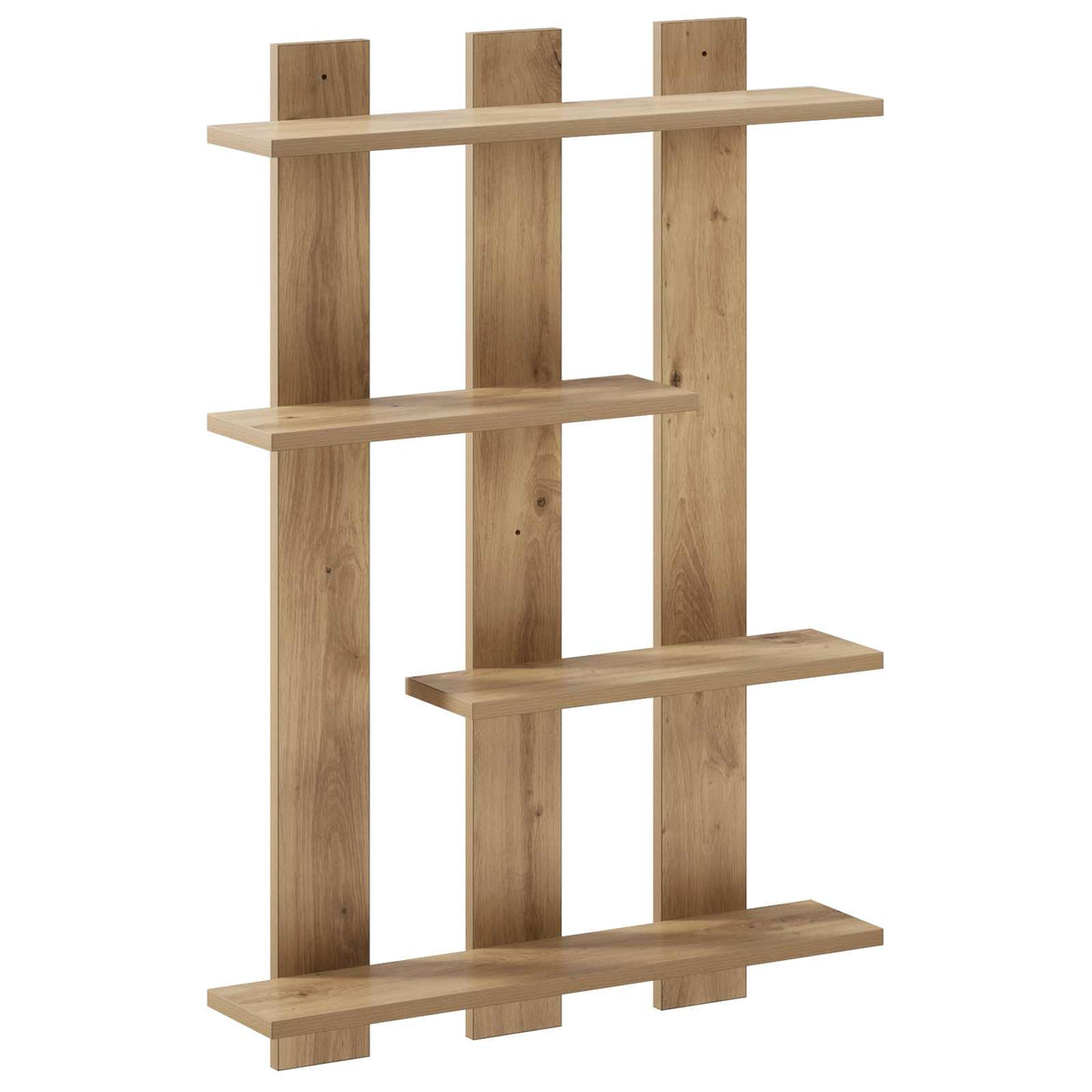 Vägg hylla Artisan-ek 61 x 13,5 x 88 cm Konstruerat trä