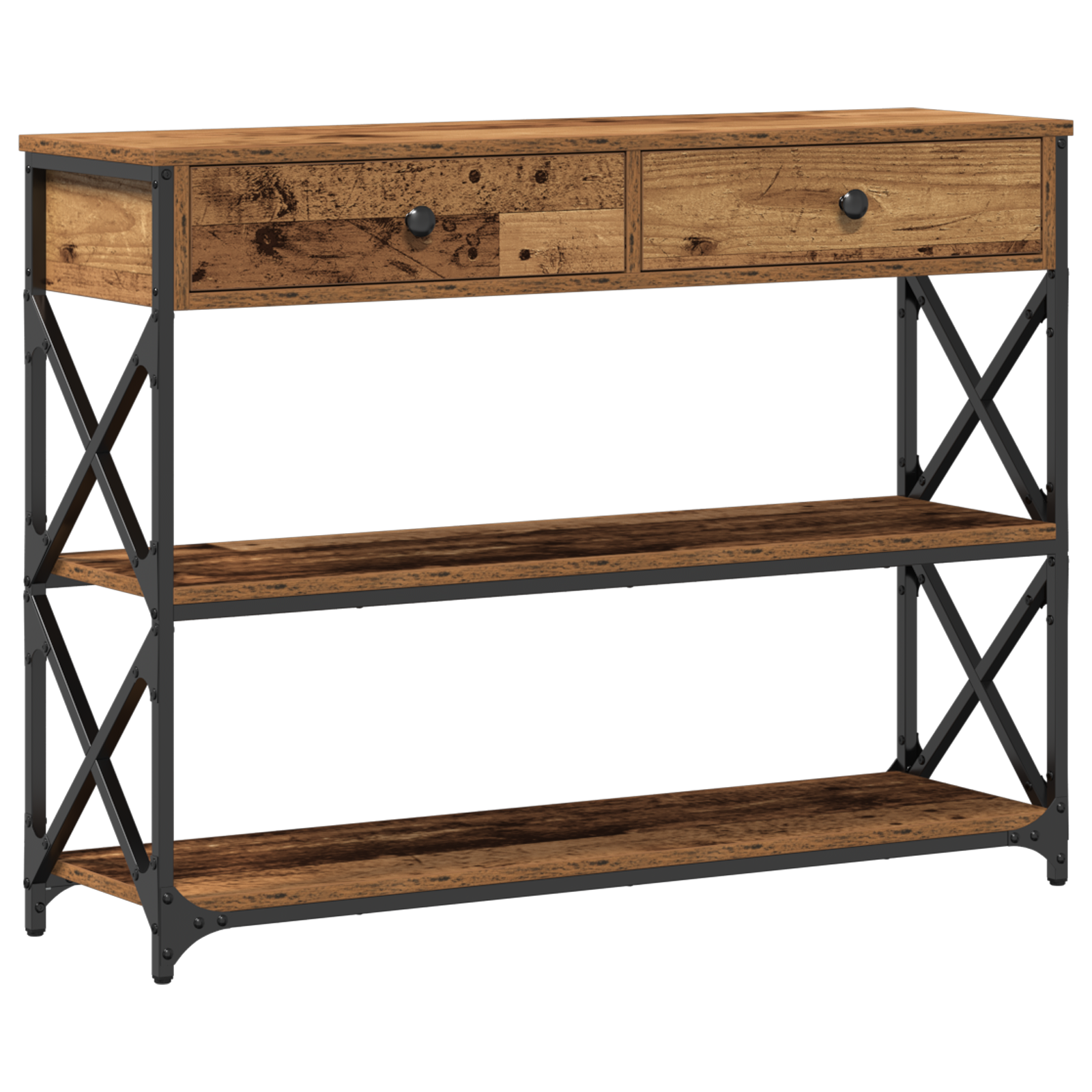 Konsol Bord Gammalt trä 100 x 28 x 75 cm